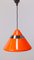 Vintage Space Age UFO Pendant Lamp in Orange by Alfred Kalthoff for Staff Light 2