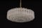 Large Ice Glass Tubes Chandelier from Doria, 1960s 13