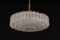 Large Ice Glass Tubes Chandelier from Doria, 1960s, Image 13