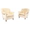 Fauteuils Mid-Century en Bois Beige, Italie, 1960s, Set de 2 1