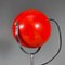 Italian Modern Adjustable Floor Lamp in Red and Chromed Metal with Marble Base by Goffredo Reggiani, 1970 9