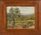 Landscape With Trees, 20th-Century, Oil on Board, Framed 2