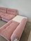 Italian Pink Modular Amanta Sofa with Coffee Table by Mario Bellini for C&B Italia, 1970s, Set of 5 7