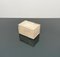 Italian Rectangular Decorative Box in Travertine and Cork from Marble Art, 1970s 6