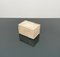 Italienische rechteckige dekorative Box aus Travertin und Kork von Marble Art, 1970er 6