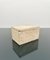 Caja decorativa italiana rectangular de travertino y corcho de Marble Art, años 70, Imagen 9