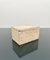 Italian Rectangular Decorative Box in Travertine and Cork from Marble Art, 1970s 9