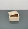 Italienische rechteckige dekorative Box aus Travertin und Kork von Marble Art, 1970er 8