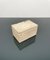 Italian Rectangular Decorative Box in Travertine and Cork from Marble Art, 1970s 5