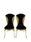 French Cleopatra Dining Chairs, 1970s, Set of 2, Image 2