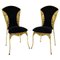 French Cleopatra Dining Chairs, 1970s, Set of 2 1