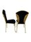 French Cleopatra Dining Chairs, 1970s, Set of 2 12