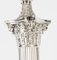 Antike viktorianische Tischlampe aus korinthischem Silber mit Onyx 5