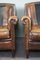 Armchairs in Sheep Leather, Set of 2 12