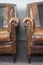 Armchairs in Sheep Leather, Set of 2, Image 12