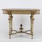 Antique Swedish Gustavian White & Gold Decorative Table, 1800s 2