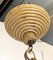 Lámpara colgante de paja y bambú, años 70, Imagen 7