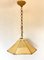 Pendant Light in Straw & Bamboo, 1970s, Image 1