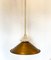 Lampe à Suspension Vintage en Laiton, 1970s 1