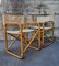 Mid-Century Italian Bamboo Folding Chairs, 1960s, Set of 2 1