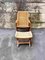 Mid-Century Modern Rocking Chair With Footstool in the Style o fHans Wegner, 1960s, Set of 2 8