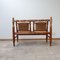 Sofá de dos plazas francés Mid-Century de Adrien Audoux & Frida Minet, Imagen 7