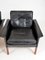 Mid-Century Black Leather Lounge Chairs Model 500 by Hans Olsen for Cs Møbler, 1960s, Set of 2 10