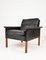 Mid-Century Black Leather Lounge Chairs Model 500 by Hans Olsen for Cs Møbler, 1960s, Set of 2 11