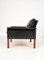 Mid-Century Black Leather Lounge Chairs Model 500 by Hans Olsen for Cs Møbler, 1960s, Set of 2 12