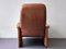 Swiss DS-50 Thick Leather Lounge Chair from De Sede, 1970s 4