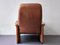 Swiss DS-50 Thick Leather Lounge Chair from De Sede, 1970s, Image 4