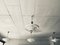 Lampada da soffitto industriale con diffusore in vetro di Siemens, anni '30, Immagine 7