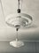 Lampada da soffitto industriale con diffusore in vetro di Siemens, anni '30, Immagine 2