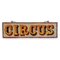 Late 20th Century Fairground Circus Signs, Set of 4 7