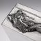 20th Century Chinese Solid Silver Dragon Cigar Box, 1900s 20