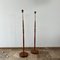 Swedish Mid-Century Brass and Teak Floor Lamps, Set of 2, Image 13