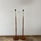 Swedish Mid-Century Brass and Teak Floor Lamps, Set of 2, Image 14