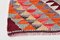 Geometric Pattern Kilim Runner Rug, Image 11