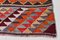 Geometric Pattern Kilim Runner Rug, Image 12