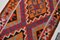 Alfombra de pasillo Kilim con estampado de yute, Imagen 9