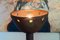 Lámpara de pie brutalista grande de cerámica, años 60, Imagen 3