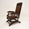 Victorian Leather Rocking Chair 3