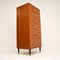 Vintage Mahogany & Brass Tallboy Chest of Drawers, 1960s, Image 2