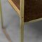 Vintage Golden Metal & Fabric Dining Chairs, 1970s, Set of 3 9