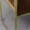 Vintage Golden Metal & Fabric Dining Chairs, 1970s, Set of 3, Image 9