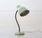 Vintage Italian Light Green Table Lamp in Lacquered Metal and Brass, 1950s, Image 4