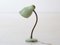 Vintage Italian Light Green Table Lamp in Lacquered Metal and Brass, 1950s, Image 7