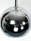 Chrome Sphere Pendant Lamps by Targetti, 1970s, Set of 2 12