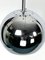 Lampade a sospensione sferiche in metallo cromato di Targetti, anni '70, set di 2, Immagine 12