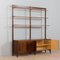 Scandinavian Two Bay Rosewood Free-Standing Wall Unit, Norway, 1960s 6